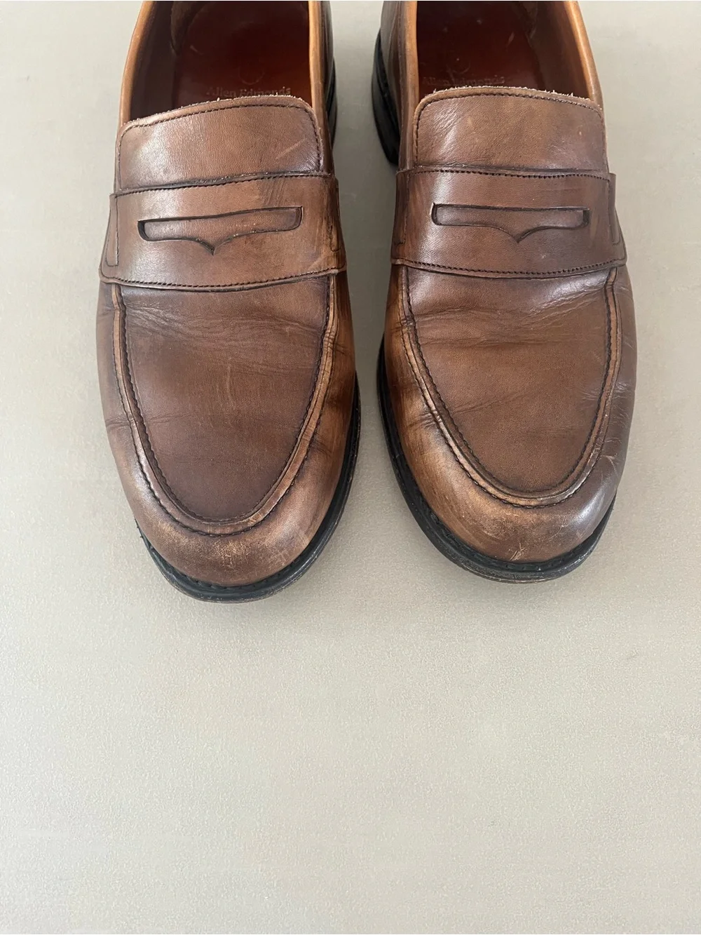 Allen Edmonds Brown Leather Penny Loafers